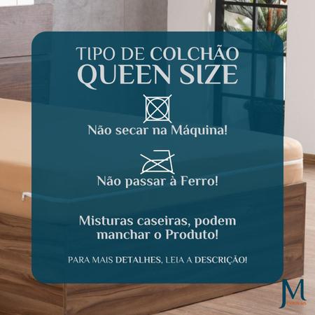 Imagem de Forro de Cama Queen Capa Colchao em Malha com Zíper Luxo e Praticidade