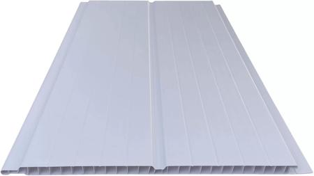 Imagem de Forro de PVC 8mm x 20 cm x 3,00m Bariri - caixa com 6m2 - Branco Gelo