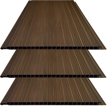 Imagem de Forro de Pvc Plus 8mm X 20cm X 3,00m Bariri - caixa com 6m2 - Mogno