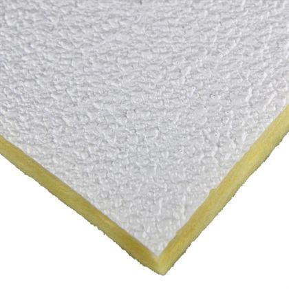 Imagem de Forro em Lã de Vidro Isover Forrovid Boreal Branco 20mm (Caixa)