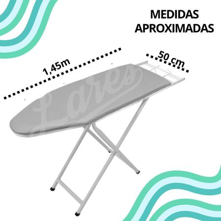 Imagem de Forro Térmico 1,50m X 50cm p/ Tábua De Passar Roupa Furadinho