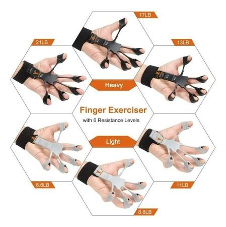 Imagem de Fortalecedor Mãos Hand Grip Dedos Exercitador Mãos Flexor