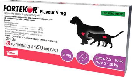 Imagem de Fortekor Flavour para Cães e Gatos - 5mg