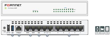 Imagem de Fortigate 60E Firewall Fortinet (FG-60E) + Licença UTP 24 meses - também locamos