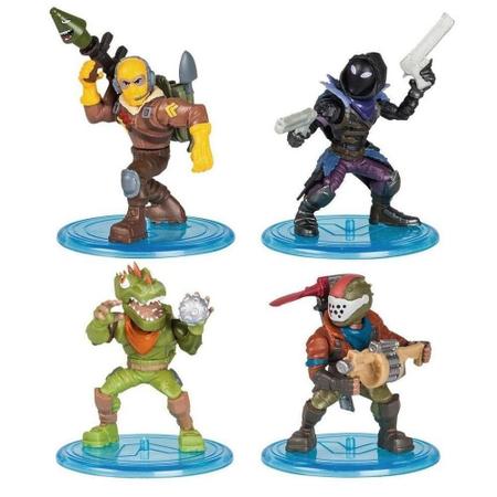 Mini Figuras 15 Cm com Acessórios - Fortnite - 4 Personagens Surpresa - Fun