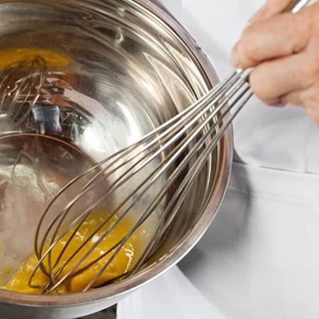 Imagem de Fouet Batedor de Ovos Profissional Aço Inox 27,5cm Cozinha