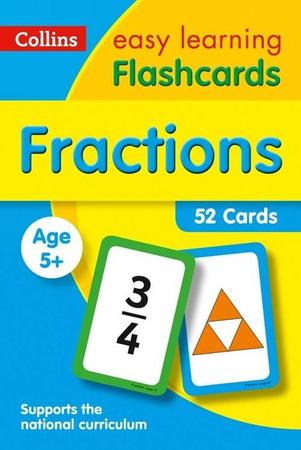 Imagem de Fractions Flashcard - Collins Easy Learning KS1 - 52 Cards - Age +5
