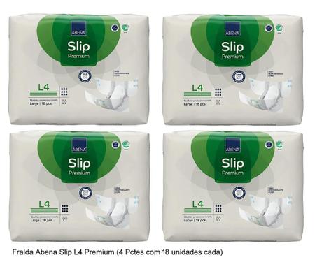 Imagem de Fralda Abena Slip Grande L4 Premium Caixa 4 pacotes Nova Embalagem