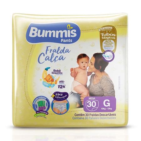 Imagem de Fralda  Bummis Pants G 30Un shortinho