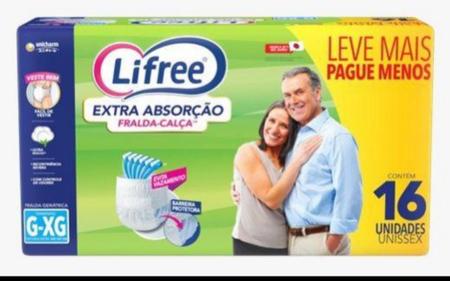 Imagem de fralda calça adulto lifree super conforto com 16 g/eg  - Unicharm do Brasil