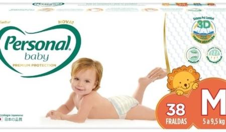 Imagem de Fralda Descartável Personal Baby Premium Pacote Mega Bebê Criança
