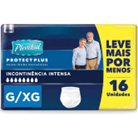 Imagem de Fralda geriatrica Plenitud Roupa Íntima Protect Plus G/XG Kit com 2 Pacotes com 16 unidades