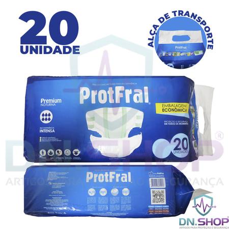 Imagem de Fralda Geriátrica Protfral Premium 20 Unidades