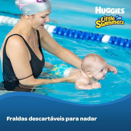 Imagem de Fralda Huggies Little Swimmers Tamanho P Pacote com 1 Fralda Descartável - Turma Mônica/Huggies