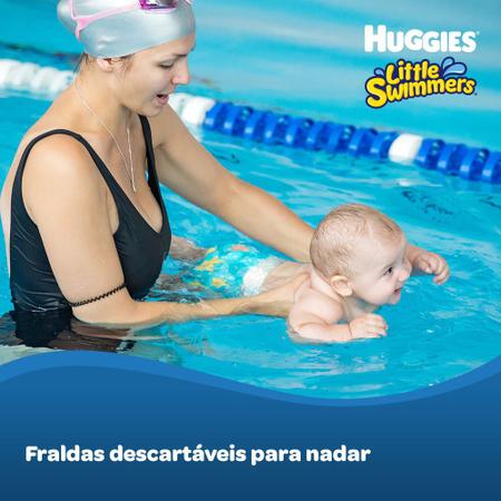 Imagem de Fralda Huggies Little Swimmers Tamanho P Pacote com 1 Fralda Descartável