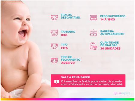 Imagem de Fralda Huggies Supreme Care - Tam. XXG 14 a 18kg 78 Unidades - ATACADO BARATO