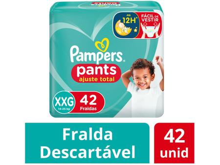 Imagem de Fralda Pampers Ajuste Total Pants Calça