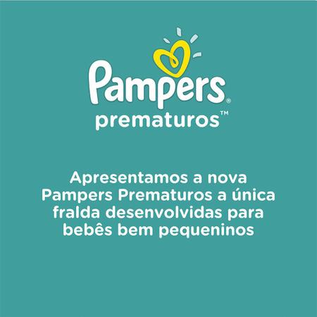 Imagem de Fralda Pampers Bebês Prematuros Preemie Swaddlers Tam P 27Un