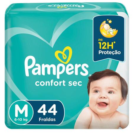 Imagem de Fralda Pampers Confort Sec Mega - M 44 Tiras