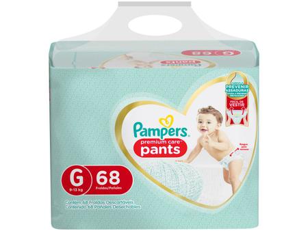 Imagem de Fralda Pampers Premium Care Pants Calça Tam. G