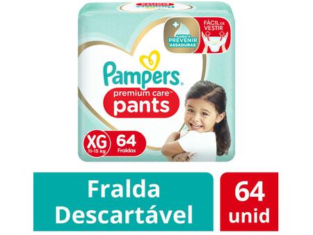 Imagem de Fralda Pampers Premium Care Pants Calça Tam. XG