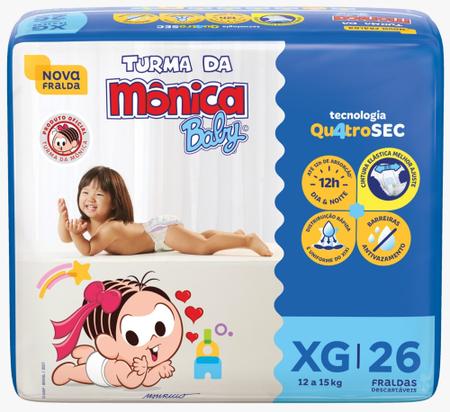 Home  Novas fraldas Turma da Mônica Baby. O melhor para o seu bebê.