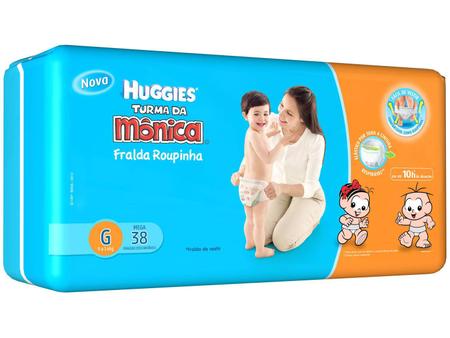 Imagem de Fraldas Calça Huggies Turma da Mônica Tam G