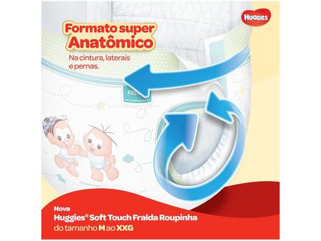 Imagem de Fraldas Huggies Soft Touch Roupinha Tam G