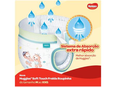 Imagem de Fraldas Huggies Soft Touch Roupinha Tam M