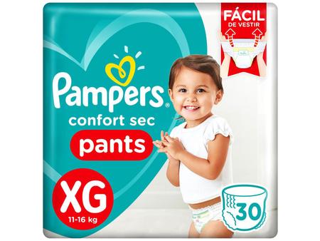 Fraldas Pampers Pants Confort Sec Tam. XG - 30 Unidades - Fralda