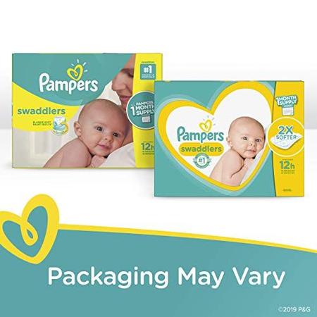 Imagem de Fraldas Tamanho 6, 108 Contagem - Pampers Swaddlers Fraldas descartáveis para bebês, (embalagem pode variar)