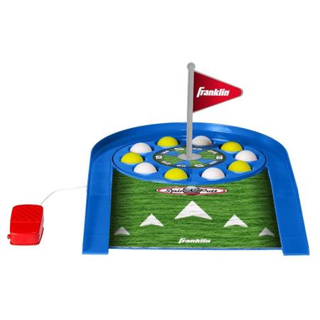 Imagem de Franklin Sports Mini Putt Golf Game for Kids - Jogo de Colocação Eletrônica Spin n' Putt - Mini Golfe Indoor para Crianças + Crianças - Putter + Bolas Incluídas