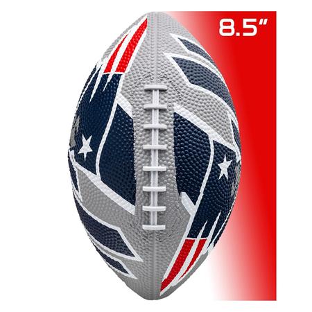 Imagem de Franklin Sports NFL New England Patriots Football - Youth Football - Mini 8.5" Rubber Football - Perfect for Kids - Team Logos and Colors!