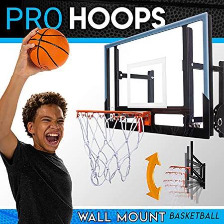 Imagem de Franklin Sports Parede Montado Basketball Hoop  Totalmente Adjus