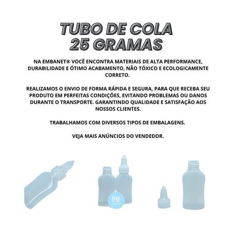 Imagem de Frasco 25G Para Cola Liquida Escolar Artesanato C Tampa 100U