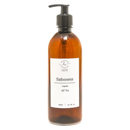 Frasco Ambar Sabonete Banheiro Minimalista Luxo 500Ml - Lukstar Imagem de Frasco Ambar Sabonete Banheiro Minimalista Luxo 500Ml