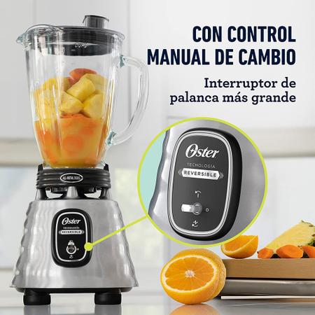 Imagem de Frasco de vidro cromado reversível Blender Oster Classic BLSTBESTE013