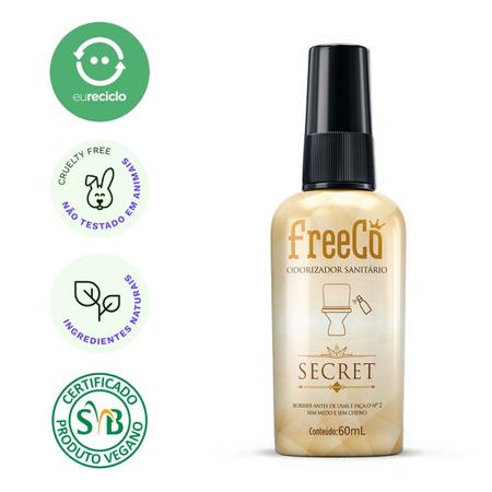 Imagem de Freecô SECRET (perfume premium) 60ml - Bloqueador De Odores Sanitários