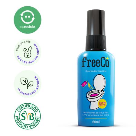 Imagem de Freecô Tutti Frutti 60ml - Bloqueador De Odores Sanitários