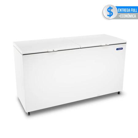 Imagem de Freezer Horizontal 546 Litros MetalFrio Chest Dupla Ação Branco - DA550