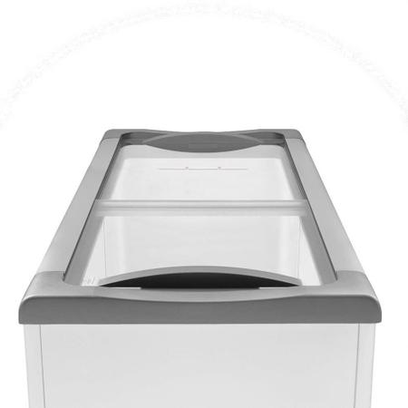 Imagem de Freezer Horizontal Metalfrio 400 Litros NF40S, com Luz de LED, Branco