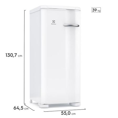 Imagem de Freezer Vertical FE19 Electrolux Com 162 Litros, 1 Porta e 3 Gavetas Branco