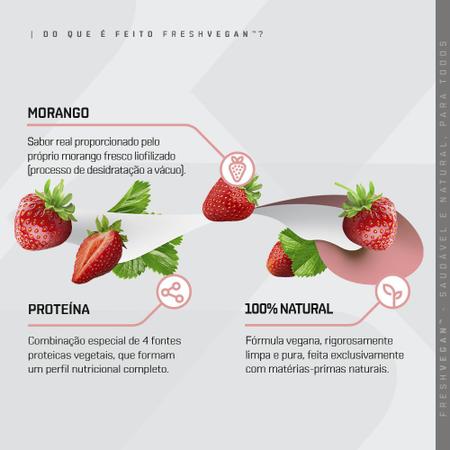 Imagem de FRESHVEGAN MORANGO - POTE 520g