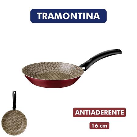 Imagem de Frigideira Antiaderente 16 20 ou 24 cm Tramontina Turim com Textura Paris Starflon Max