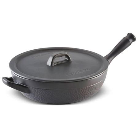 Frigideira Ceraflame Cerâmica Martelada+ 28Cm 2,5L Grafite Imagem de Frigideira Ceraflame Cerâmica Martelada+ 28Cm 2,5L Grafite