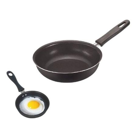 Imagem de Frigideira para fritar ovo n 12 polida antiaderente interno sem tampa casa e cozinha