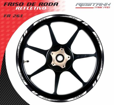 Adesivo Friso Faixa Rodão Moto Roda Biz 125 Tuning Rodao