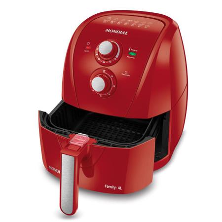 Imagem de Fritadeira Air Fryer 4L Mondial AFN40FR Vermelha 127V