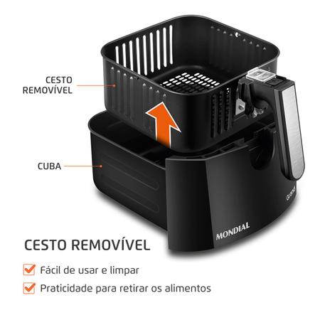 Imagem de Fritadeira Air Fryer 5 Litros AFN-50-BI Mondial