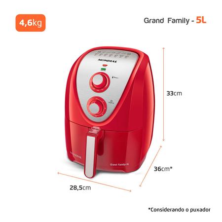 Imagem de Fritadeira Air Fryer 5 Litros AFN-50-RI Mondial